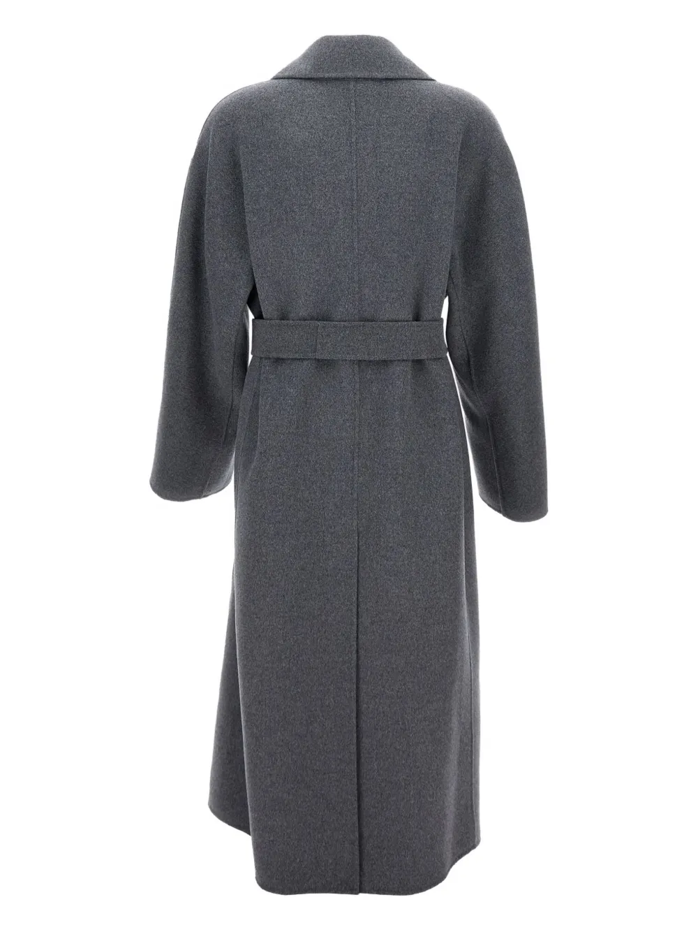 'S Max Mara Jas met ceintuur en dubbele rij knopen Grijs