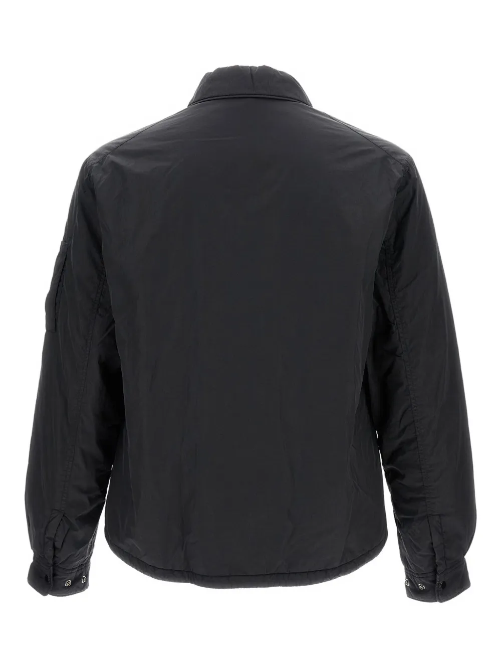 C.P. Company Shirtjack met zak met knoopsluiting Zwart