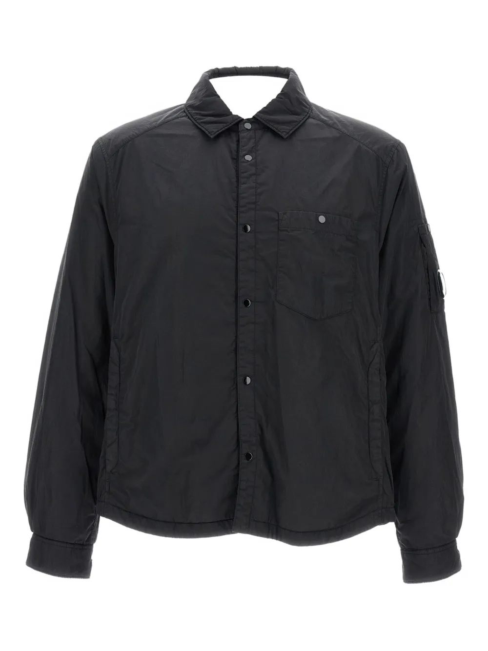 C.P. Company button-fastening pocket overshirt Zwart