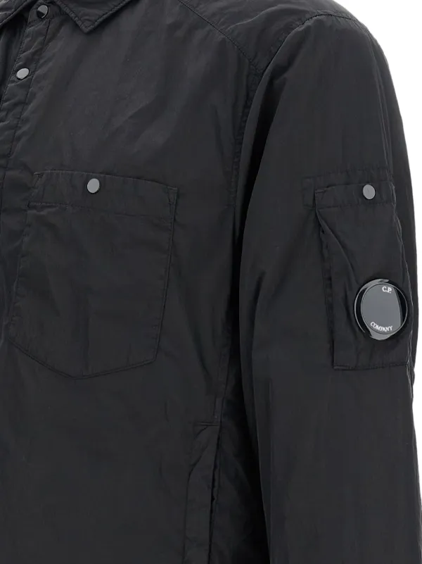 C.P. Company ボタンポケット オーバーシャツ | ブラック | FARFETCH JP