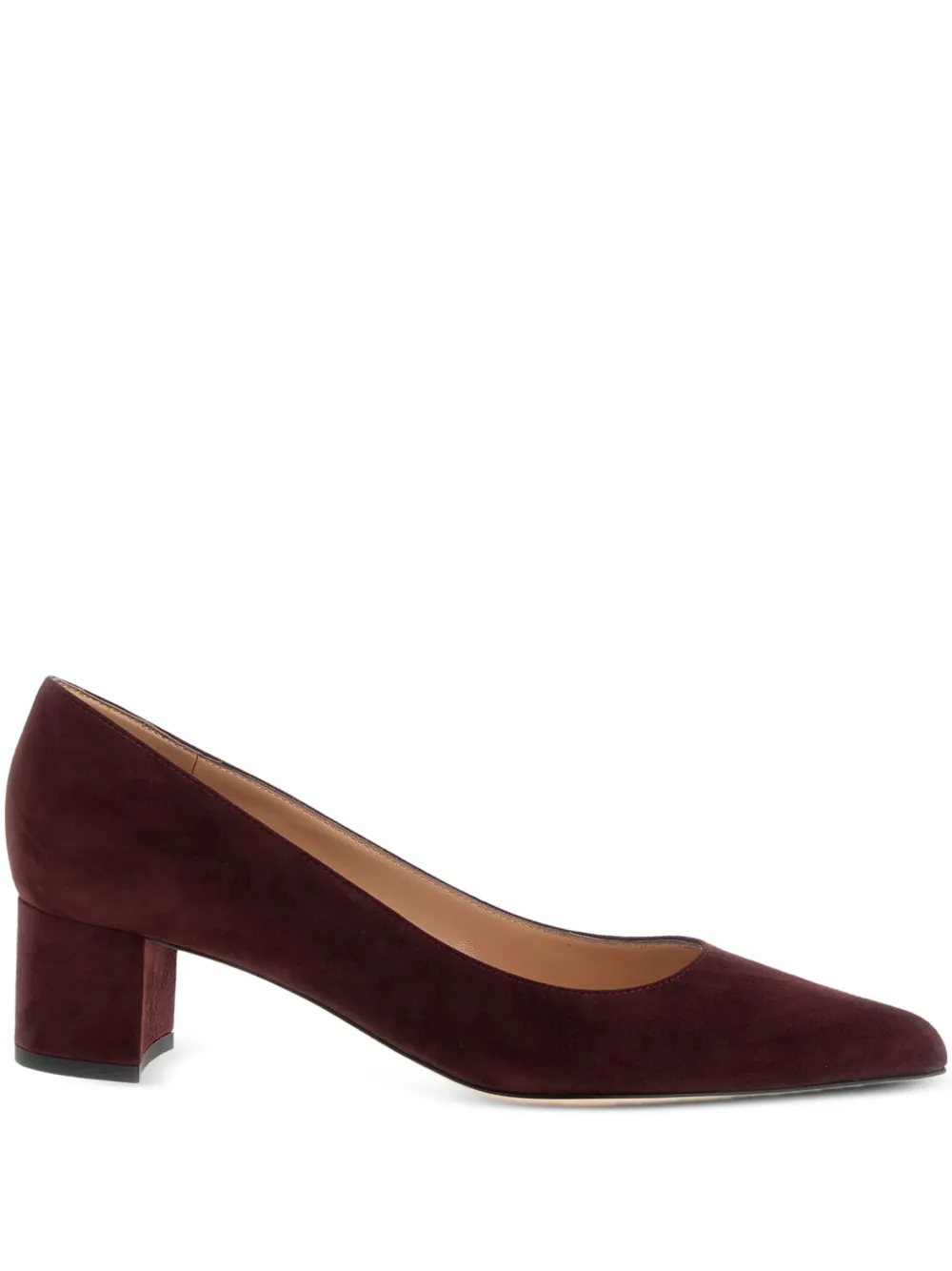 Gianvito Rossi 45mm Piper block-heel pumps Brown