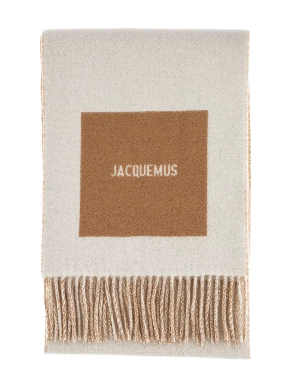 Jacquemus virgin wool scarf | Neutrals | Image 1