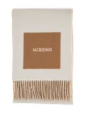 Jacquemus virgin wool scarf - Neutrals