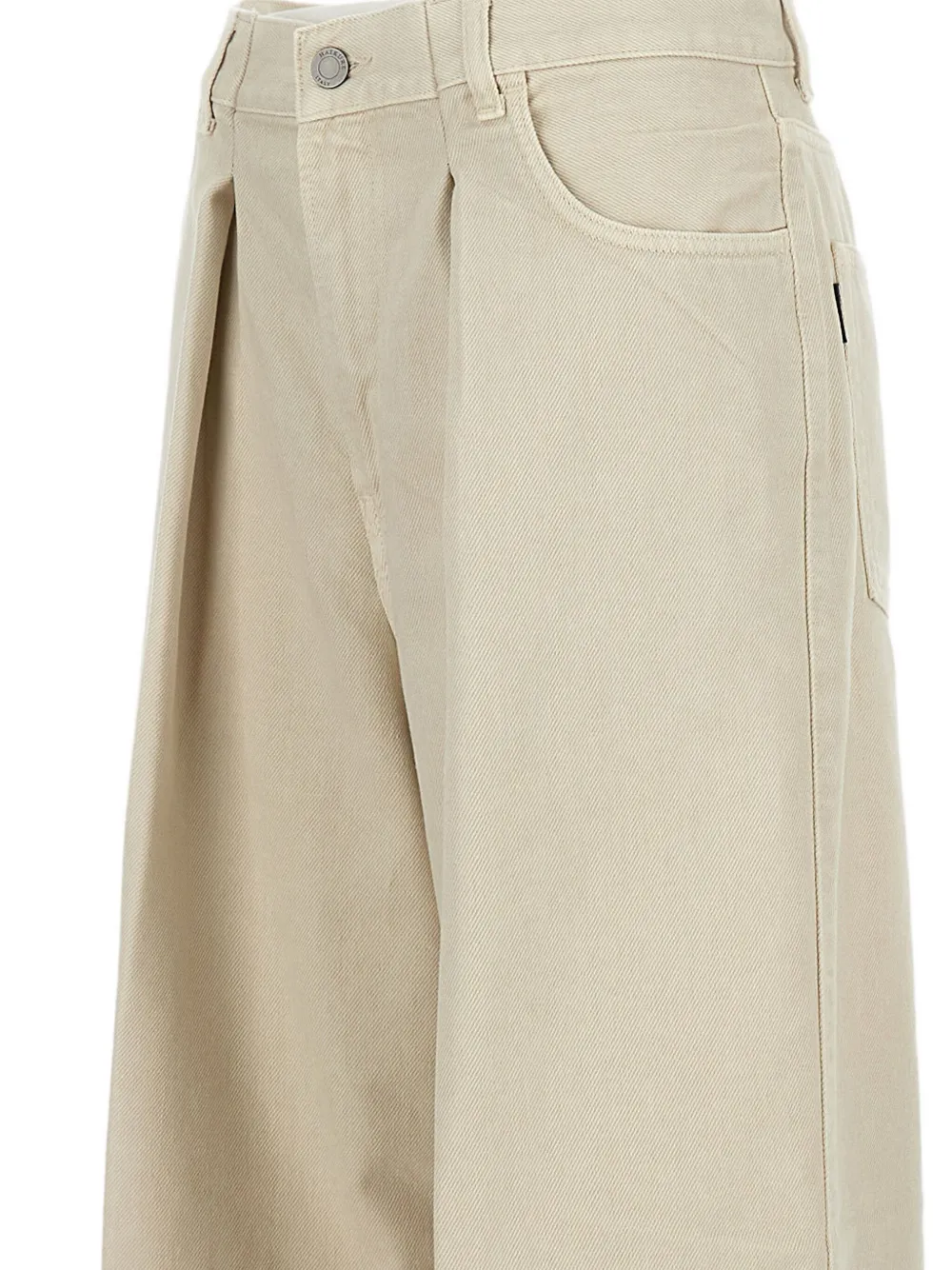 Haikure Jeans met wijde pijpen Beige