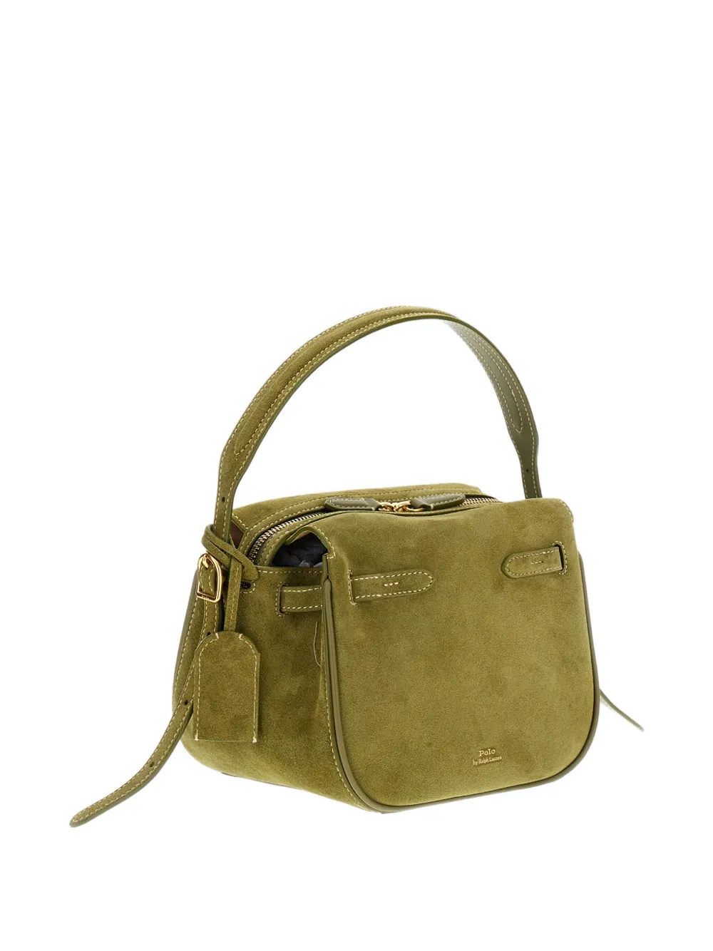 Polo Ralph Lauren Polo ID suède schoudertas Groen