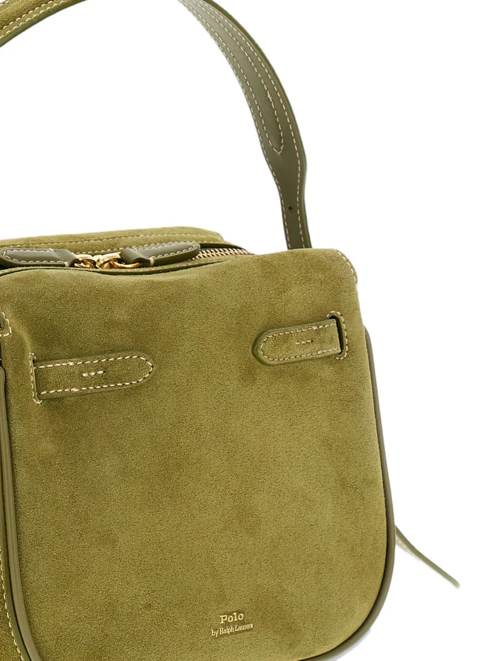 Polo Ralph Lauren Polo ID suède schoudertas Groen