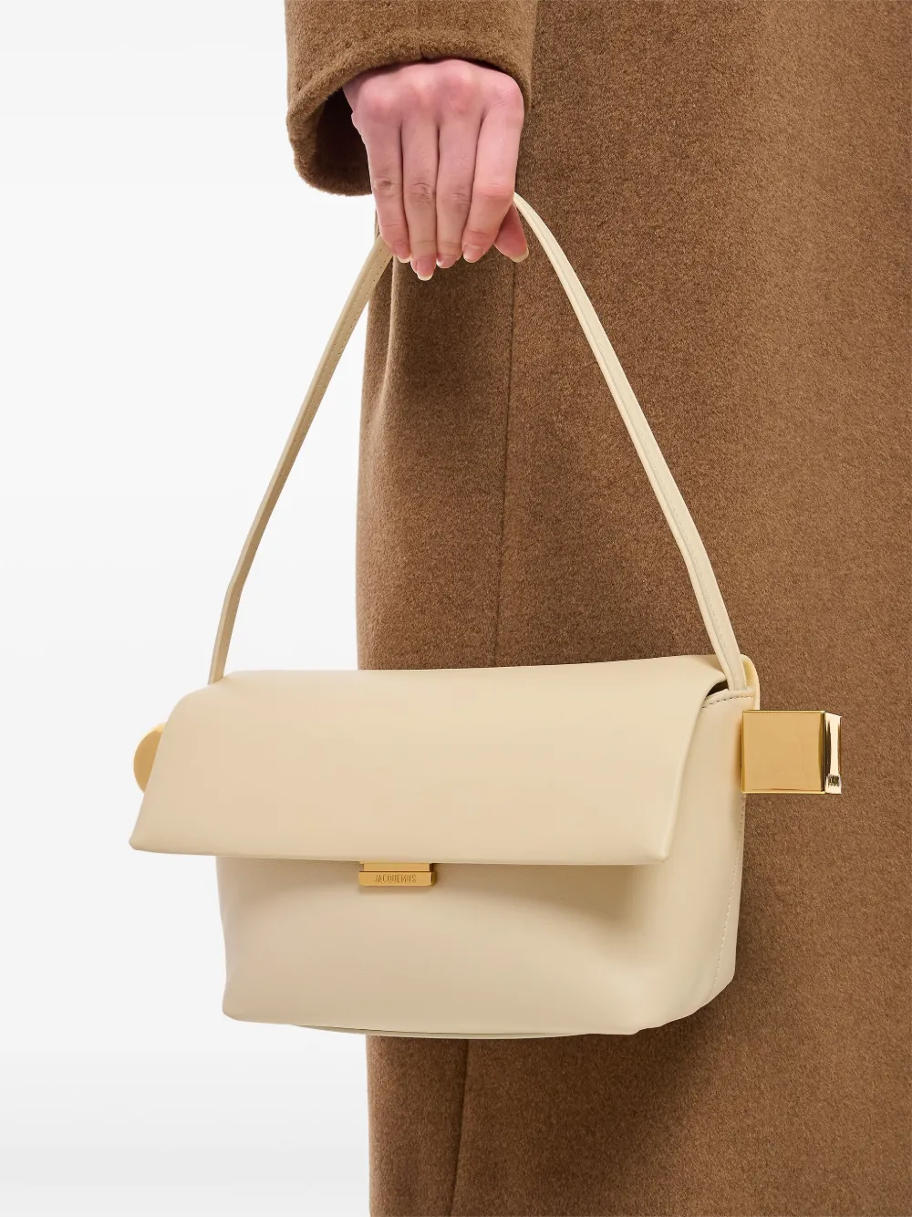 Jacquemus metallic-clasp leather shoulder bag | Image 2