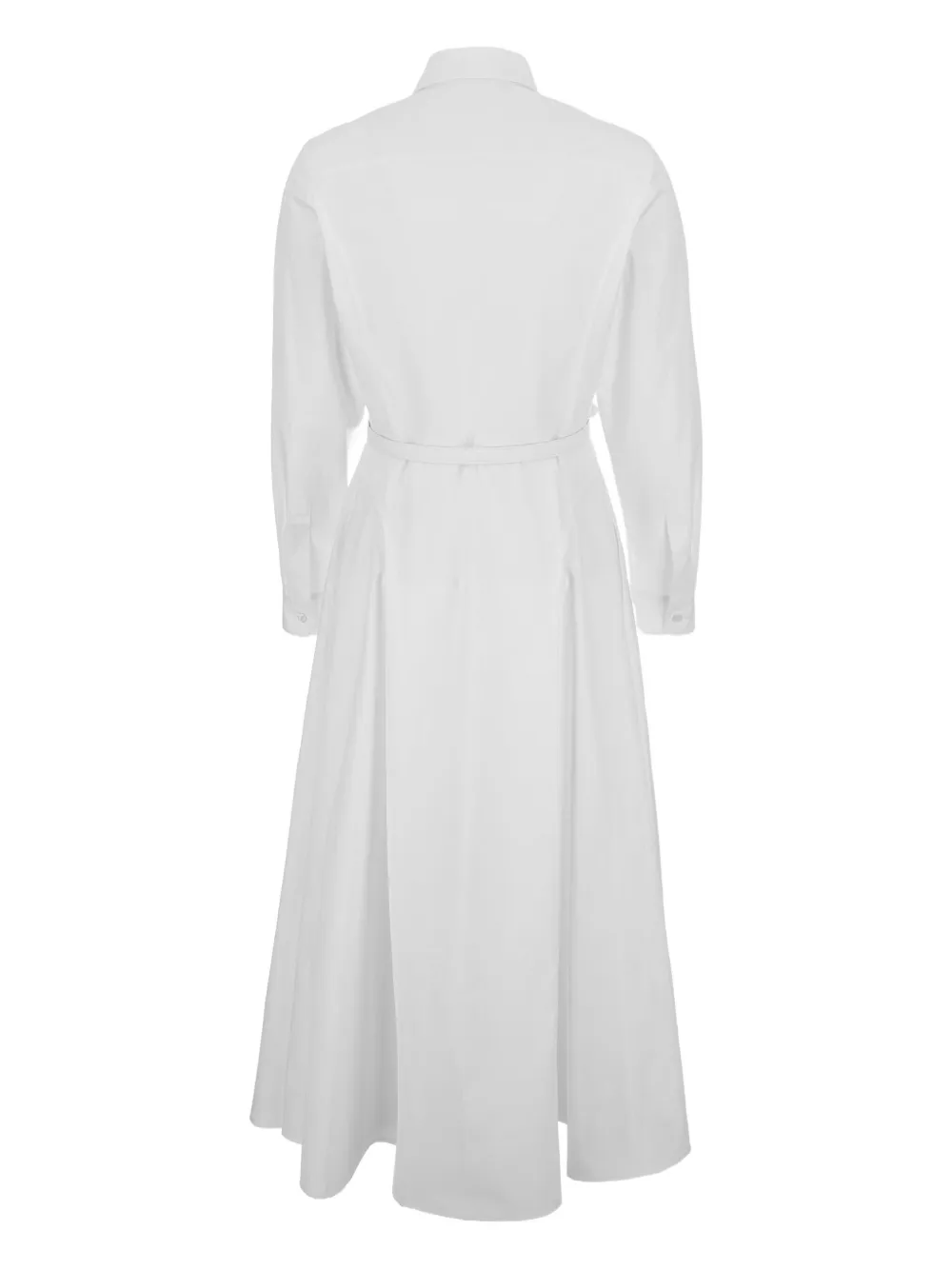 Ralph Lauren Collection Jurk met ceintuur Wit