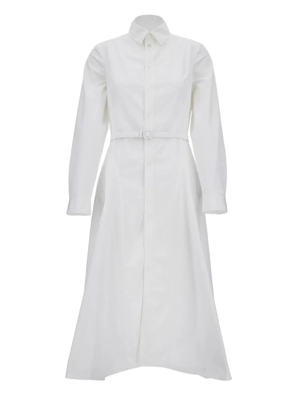 Ralph Lauren Collection Jurk met ceintuur Wit