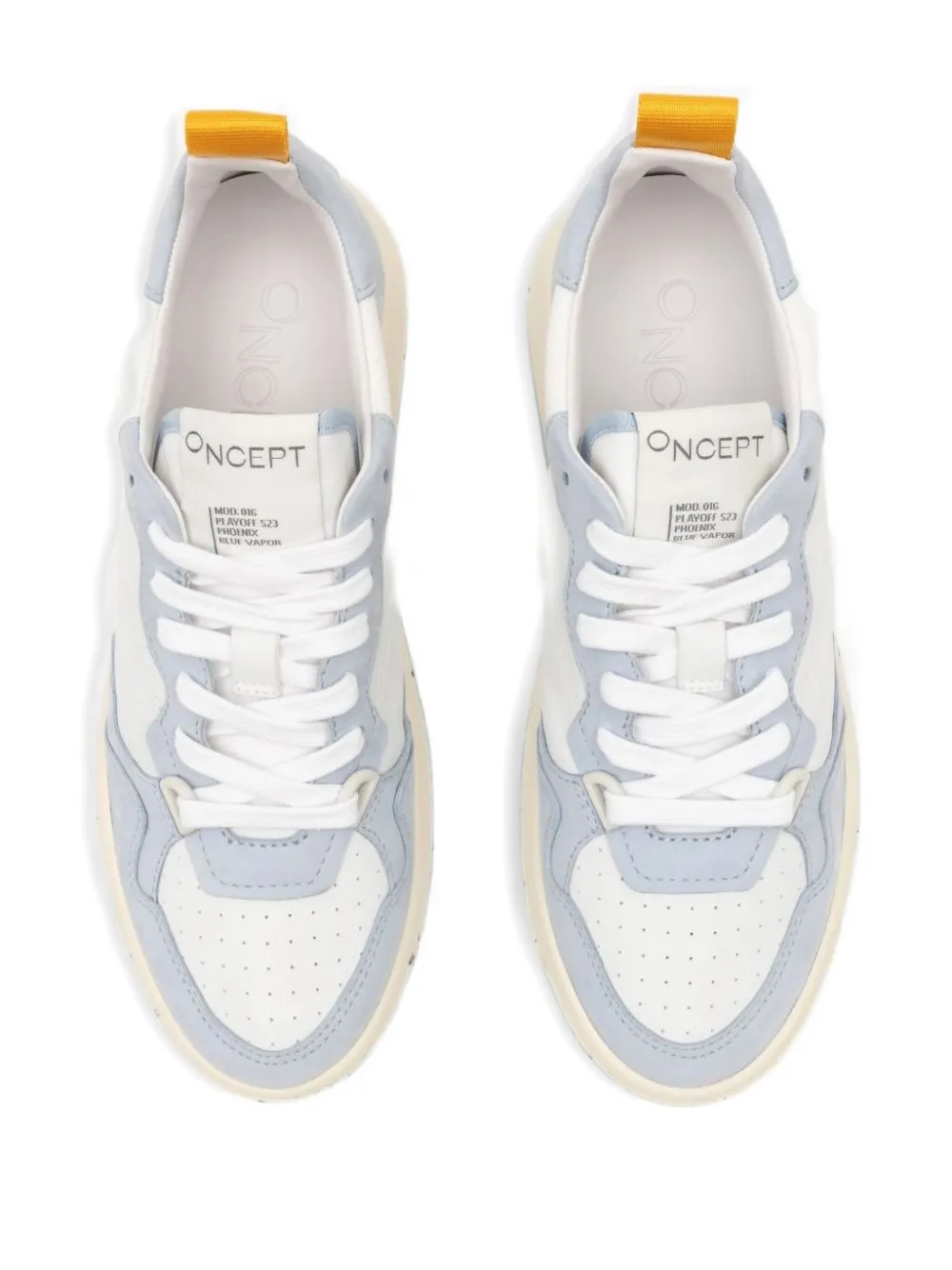 Koncept Phoenix lace-up suede sneakers White