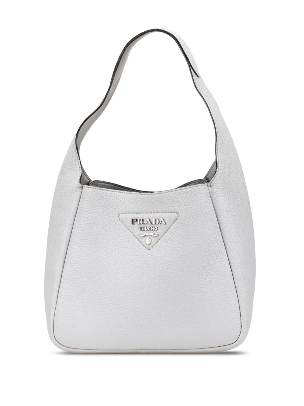 Prada Pre-Owned 2013-2025 Vitello Daino Dynamique hobo bag | White | Image 1