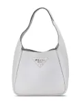 Prada Pre-Owned 2013-2025 Vitello Daino Dynamique hobo bag - White