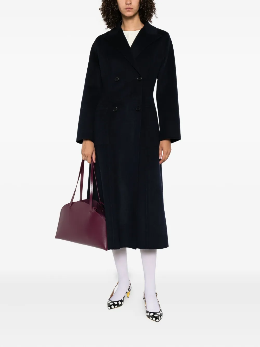 ALICIA AUDREY Beatrix double-breasted patch-pocket coat | Double Breasted & Peacoats | Image 2