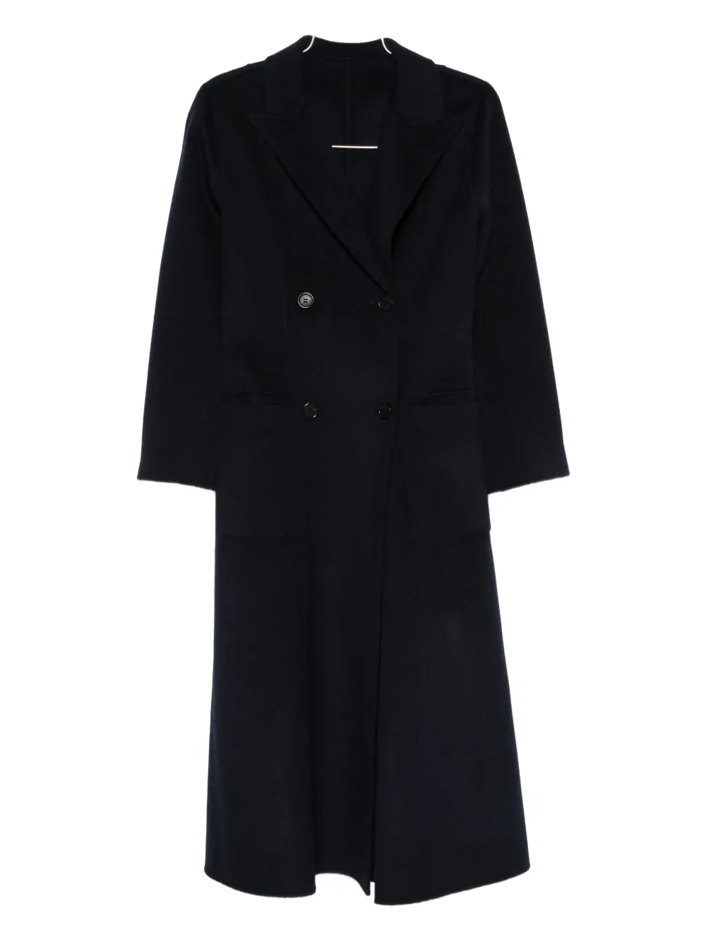 ALICIA AUDREY Beatrix double-breasted patch-pocket coat | Blue | Image 1