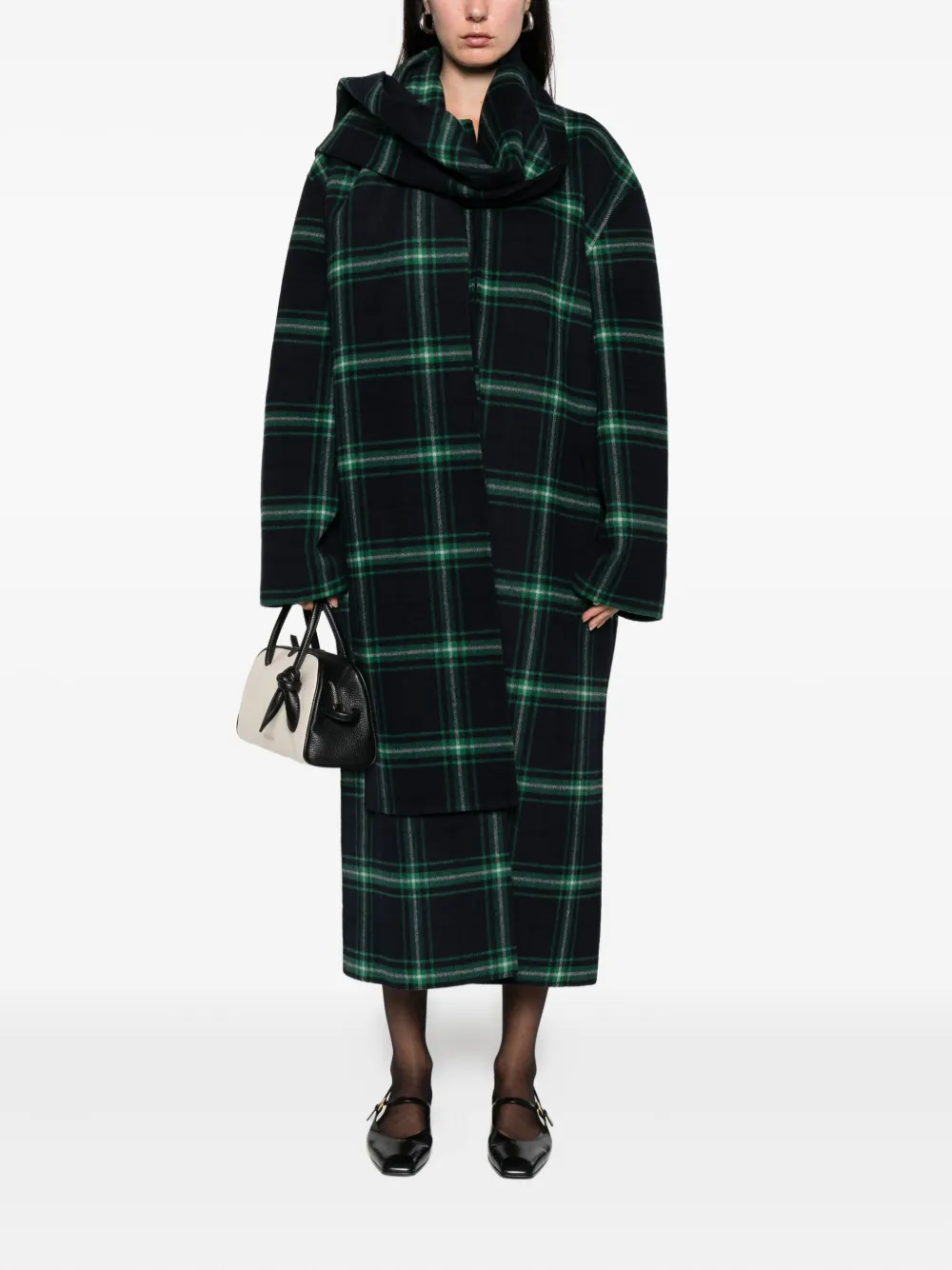 ALICIA AUDREY Camilla checked wool coat | Oversized Coats | Image 2