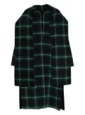 ALICIA AUDREY Camilla checked wool coat - Blue
