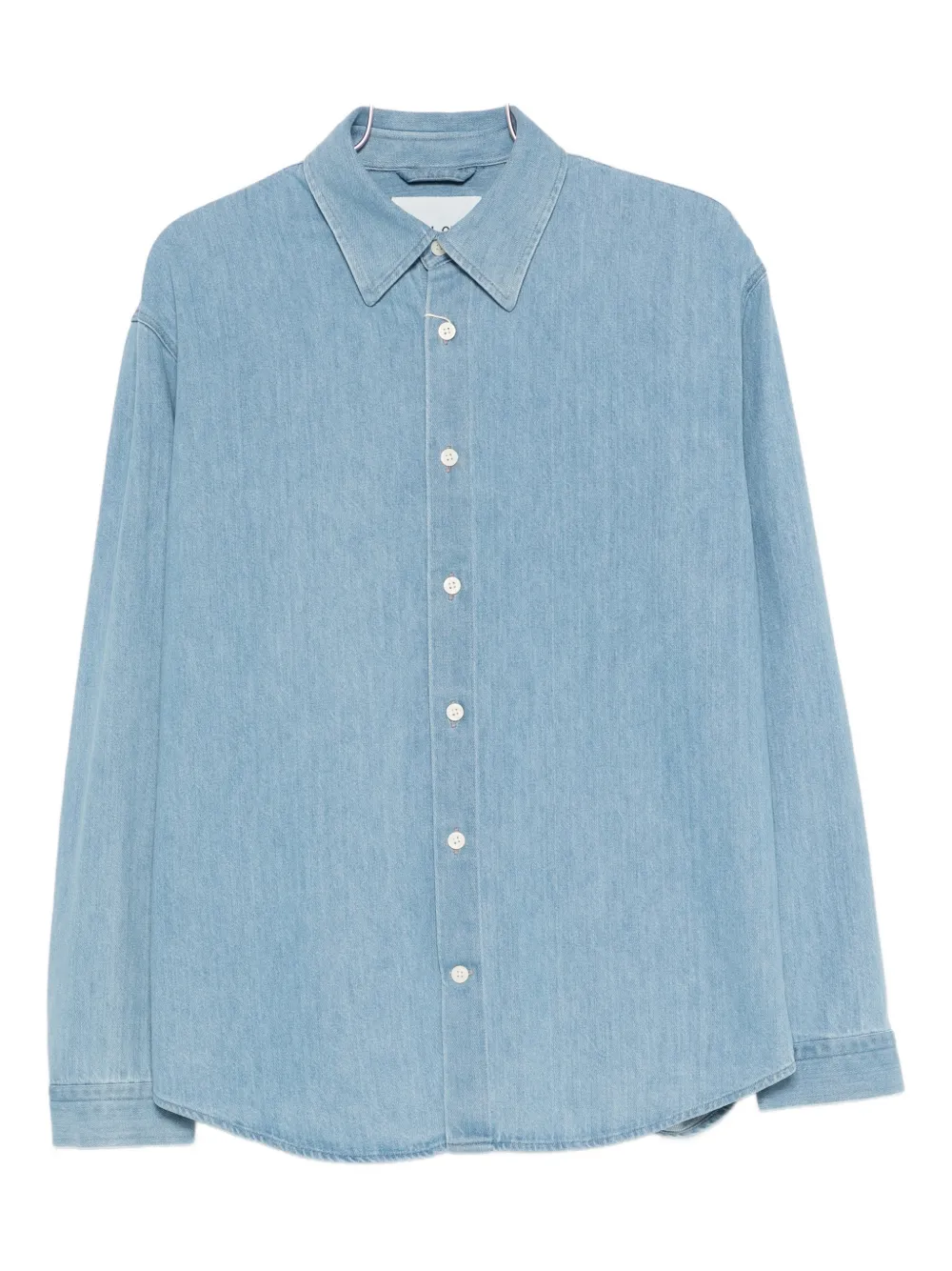 Nn07 Casper Buttoned Overshirt In Blue
