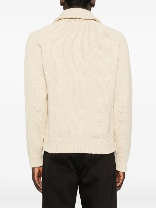 NN07 Tristan 60029 zip-fastening Sweater | Neutrals | FARFETCH