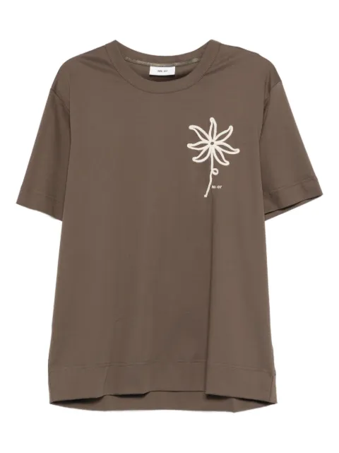 NN07 floral-motif T-shirt