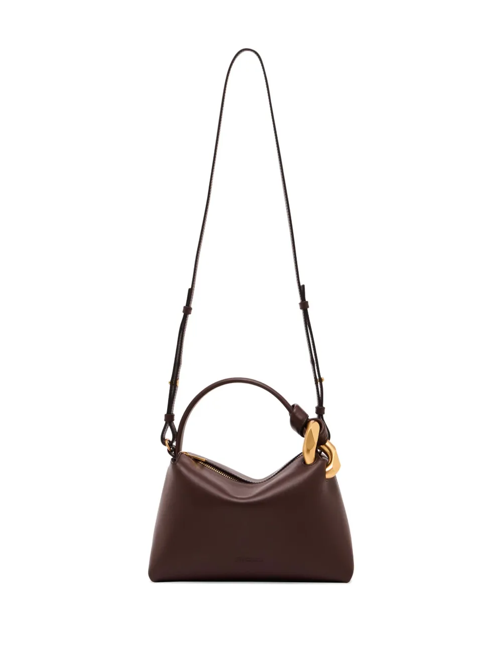JW Anderson Corner kleine shopper Bruin