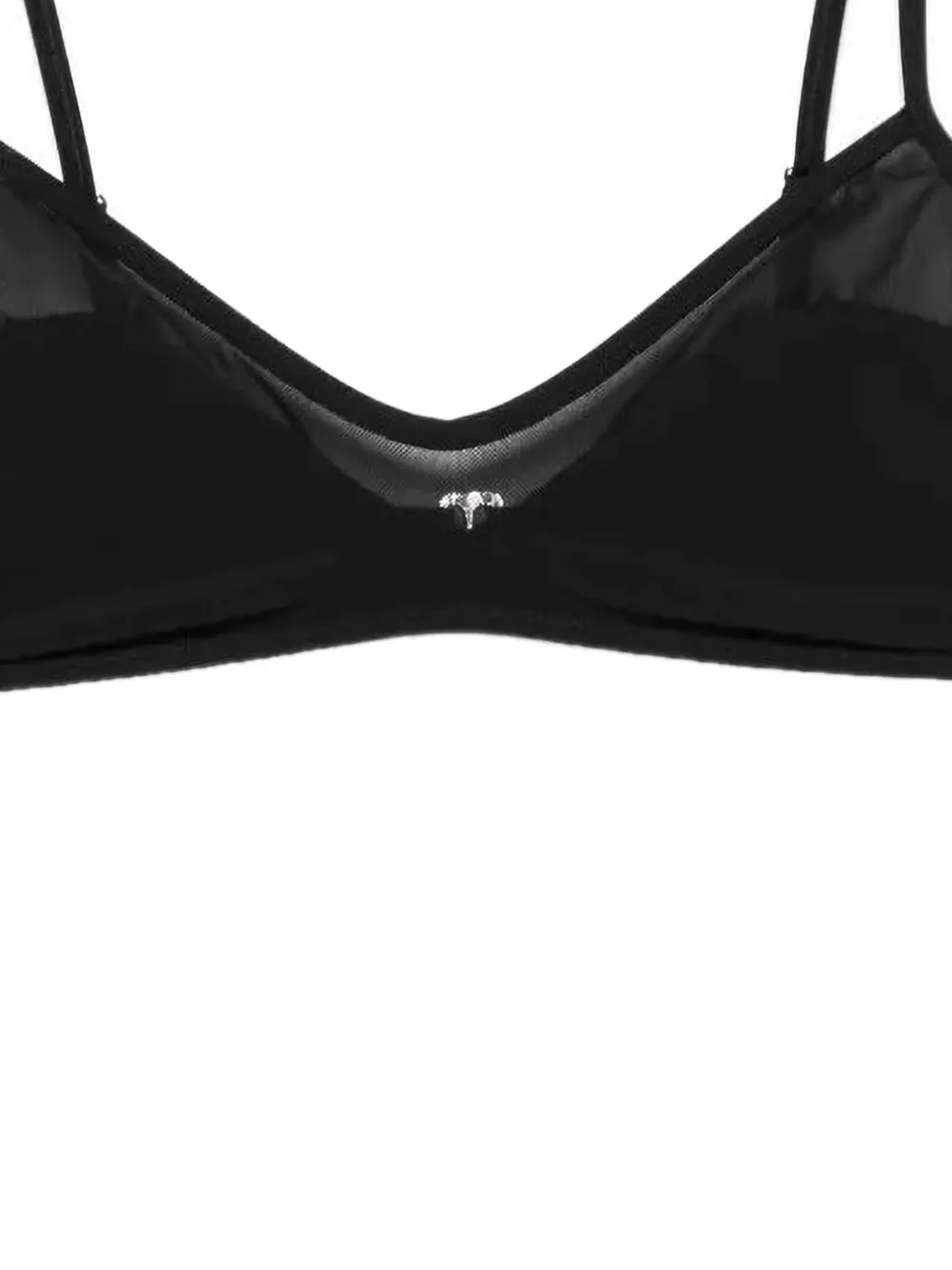 Tory Burch mesh-panel bikini Zwart