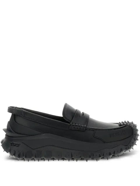 Moncler penny-leather loafers