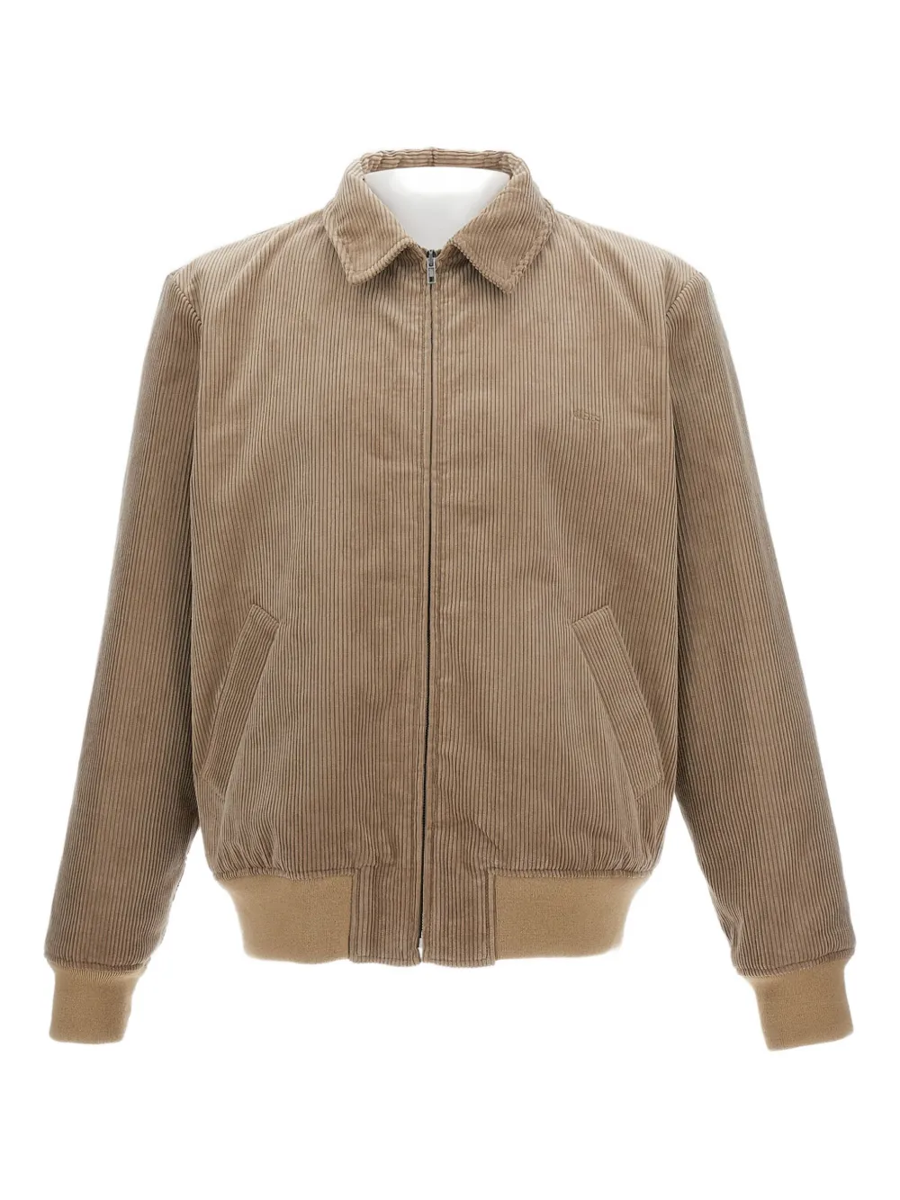 Apc Corduroy Zip-fastening Jacket In Brown