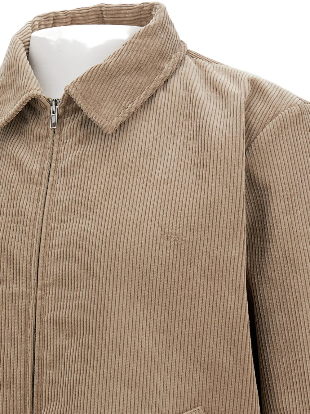 Apc Corduroy Zip-fastening Jacket In Brown