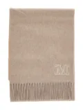 Max Mara WsDalia fringe-trim scarf - Neutrals
