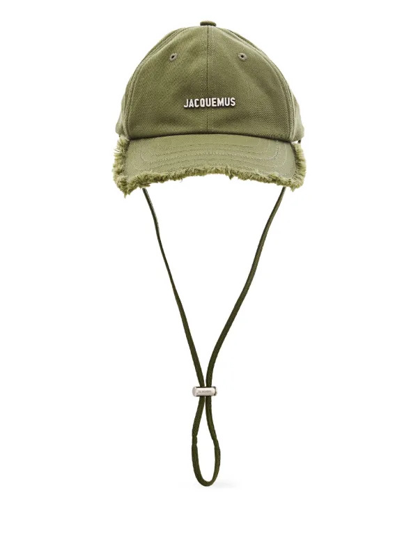 Jacquemus フリンジ キャップ | グリーン | FARFETCH JP