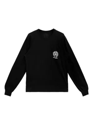 CHROME HEARTS ブラック ロングスリーブ Tシャツ SIZE 2 Chrome Hearts Stadium Scroll 