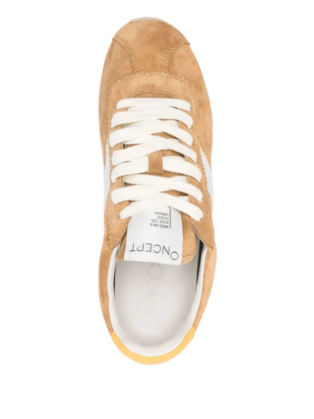 Koncept suede-leather sneakers Yellow