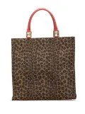 Fendi Pre-Owned 20th Century Leopard Print Canvas tote bag - Brown