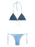 Fisico triangle bikini - Blue