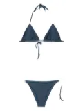 Fisico triangle-bra bikini - Blue