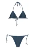 Fisico triangle-bra bikini - Blue