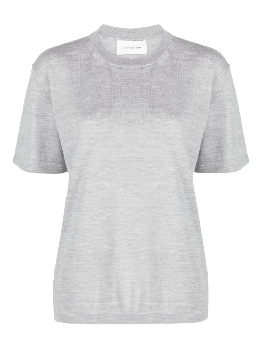 Armarium Viky Crew-neck Short-sleeve T-shirt In Gray