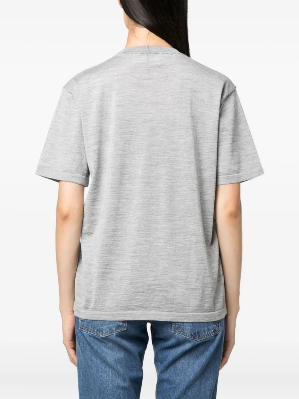 Armarium Viky Crew-neck Short-sleeve T-shirt In Gray