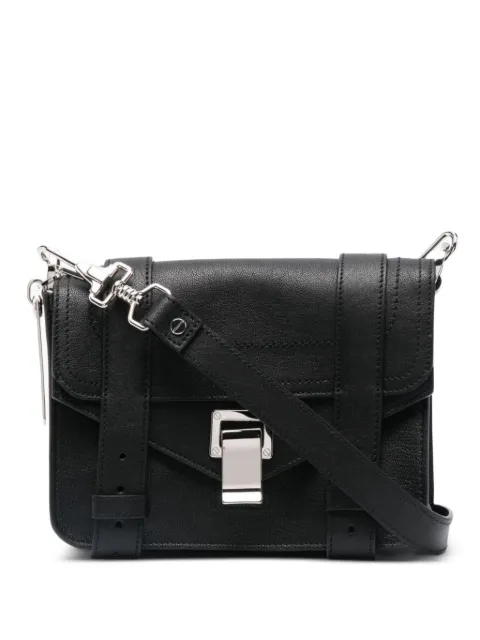 Proenza Schouler PS1 kleine leren crossbodytas met omslag