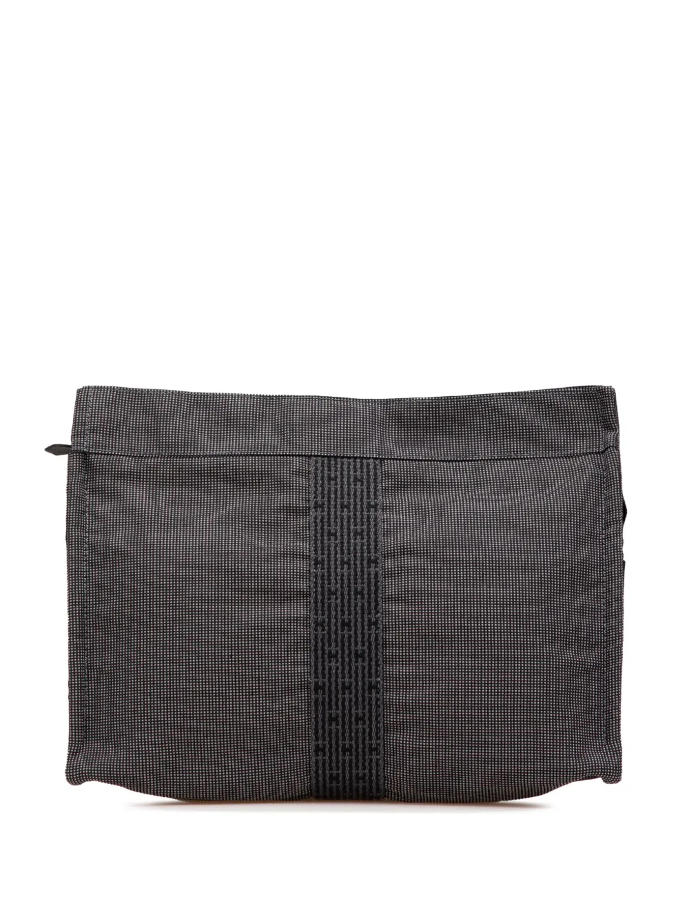 Pre-owned Hermes 1990-2010 Canvas Herline Clutch Bag