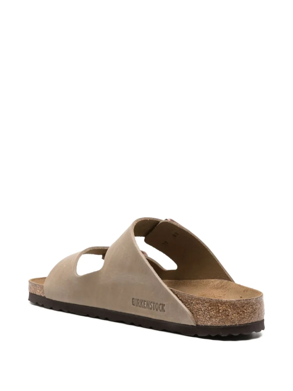 Birkenstock Arizona double-buckle leather sandals Brown