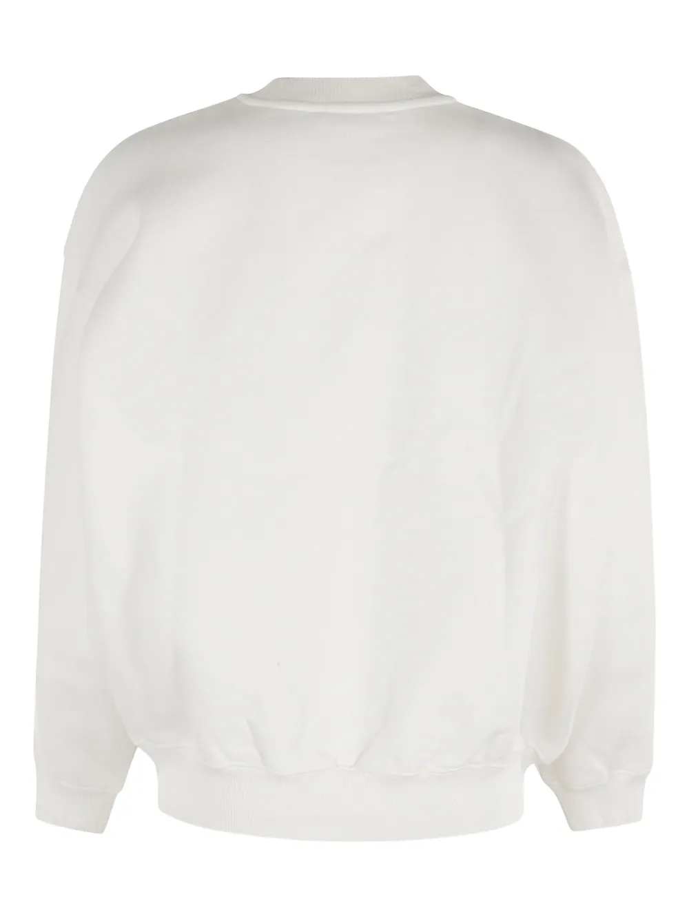 ANINE BING logo-print cotton sweatshirt Wit