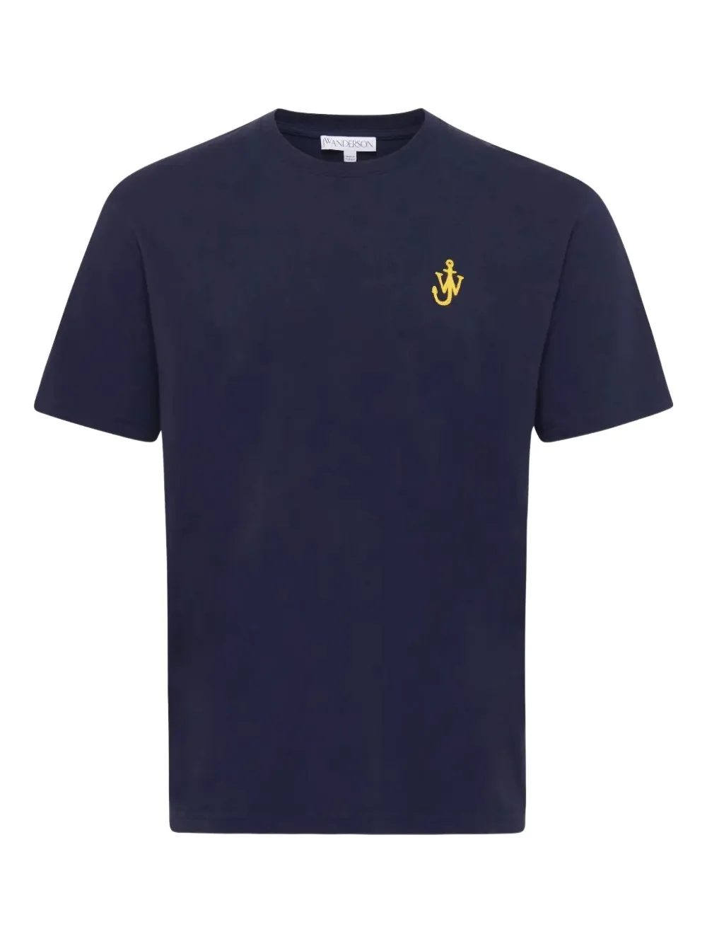 JW Anderson anchor-embellished cotton T-shirt Blauw