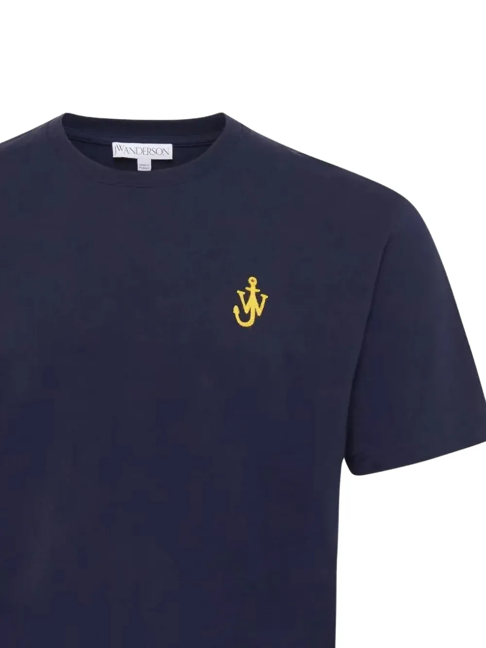 JW Anderson anchor-embellished cotton T-shirt Blauw