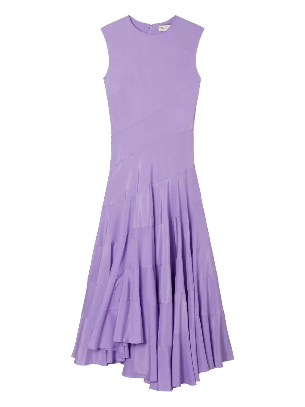 Tory Burch panelled midi dress Paars