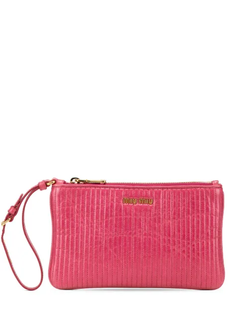 Pochette Matelassée en cuir (2010-2025) - Miu Miu Pre-Owned - Modalova