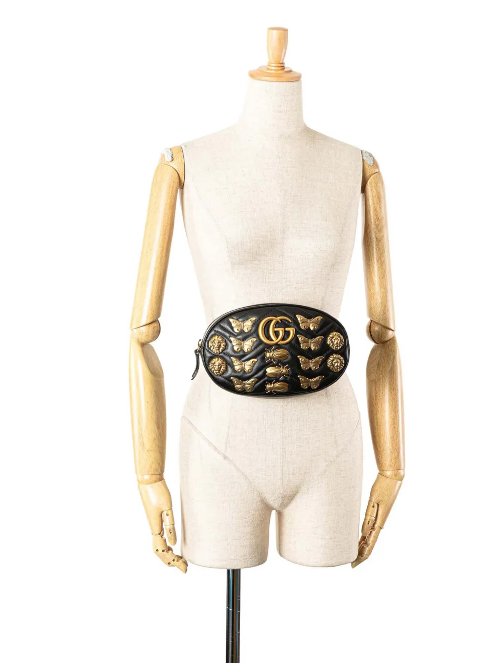 Gucci Pre-Owned 2016-2025 GG Marmont Matelasse Leather Animalier belt bag | Pre-Owned | Image 2
