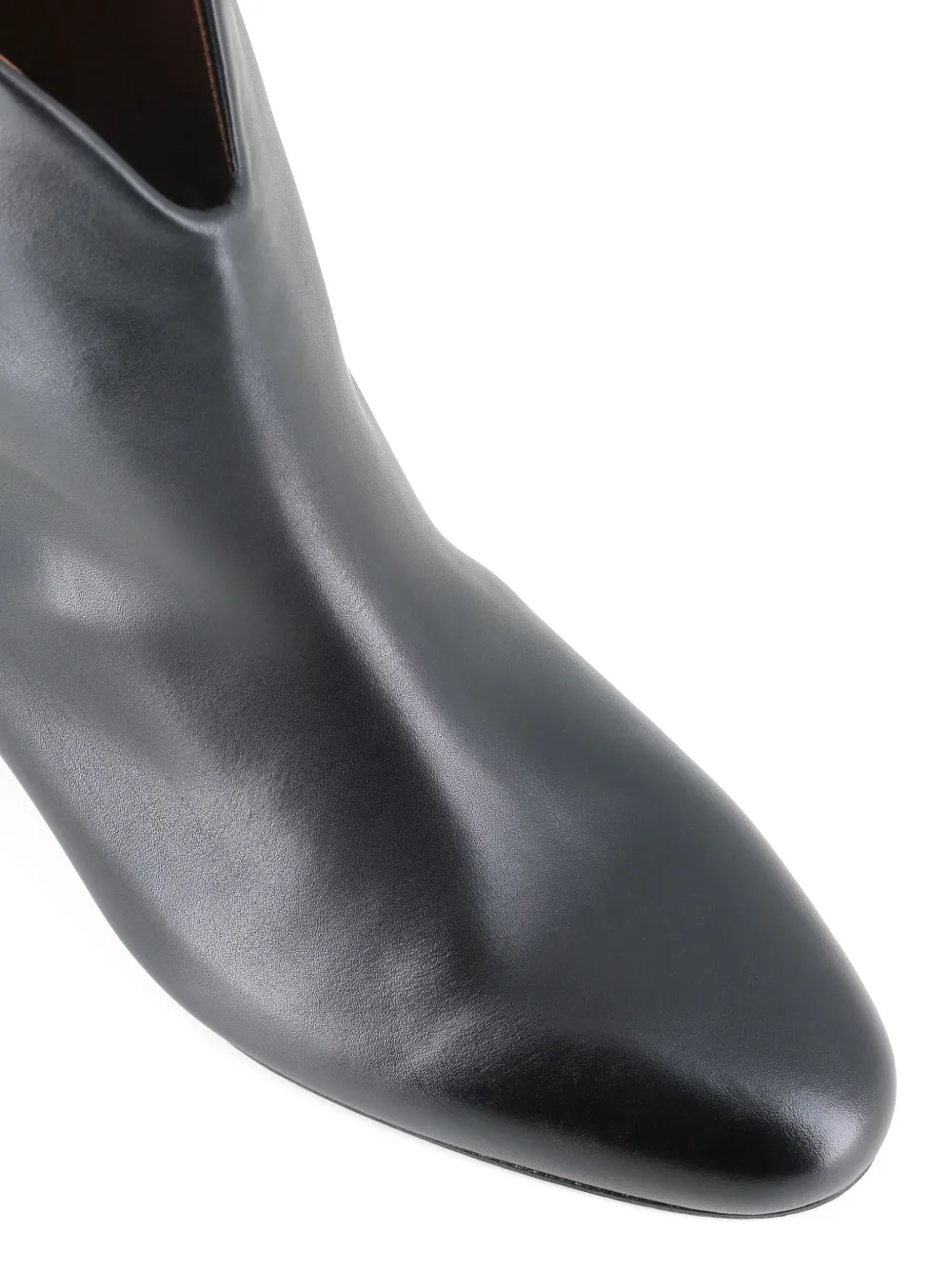 Marsèll v-cut leather boots Black