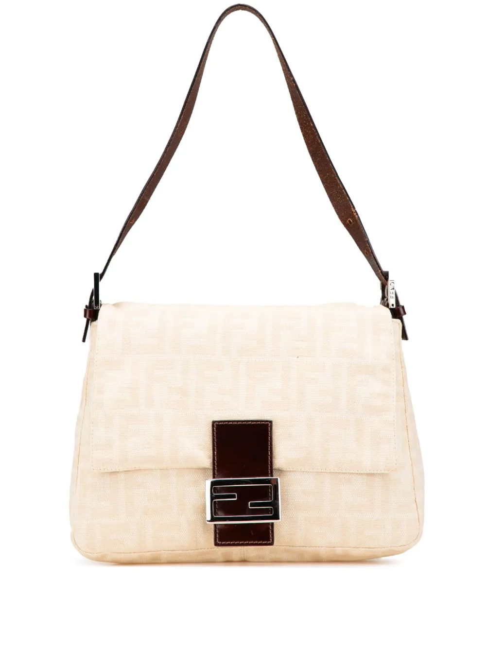 Fendi Pre-Owned 2000-2010 Zucca Canvas Mamma Forever shoulder bag | Brown | Image 1