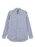 Brioni checked cotton shirt - Blue